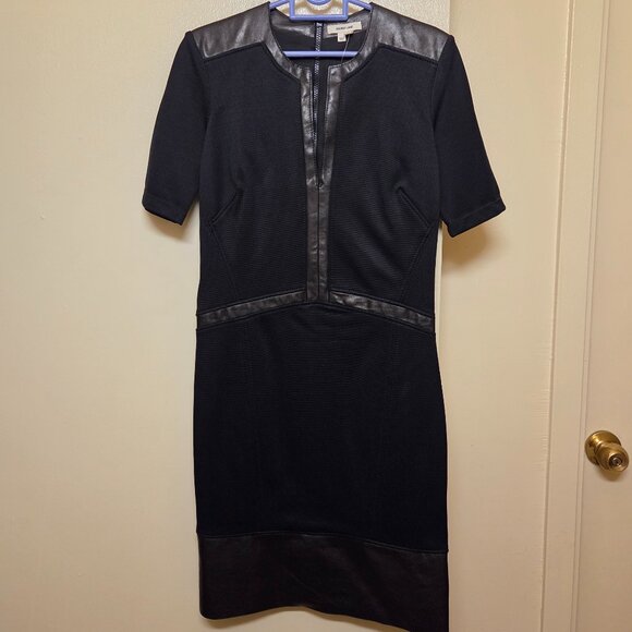 HELMUT LANG Black Dress, Knee Length (Size: 0) - Picture 1 of 2